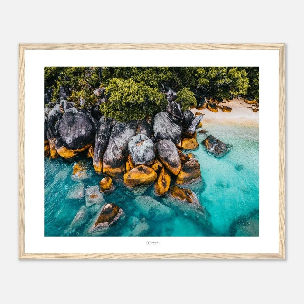 Rocky point on Nudey Beach - Cairns, QLD