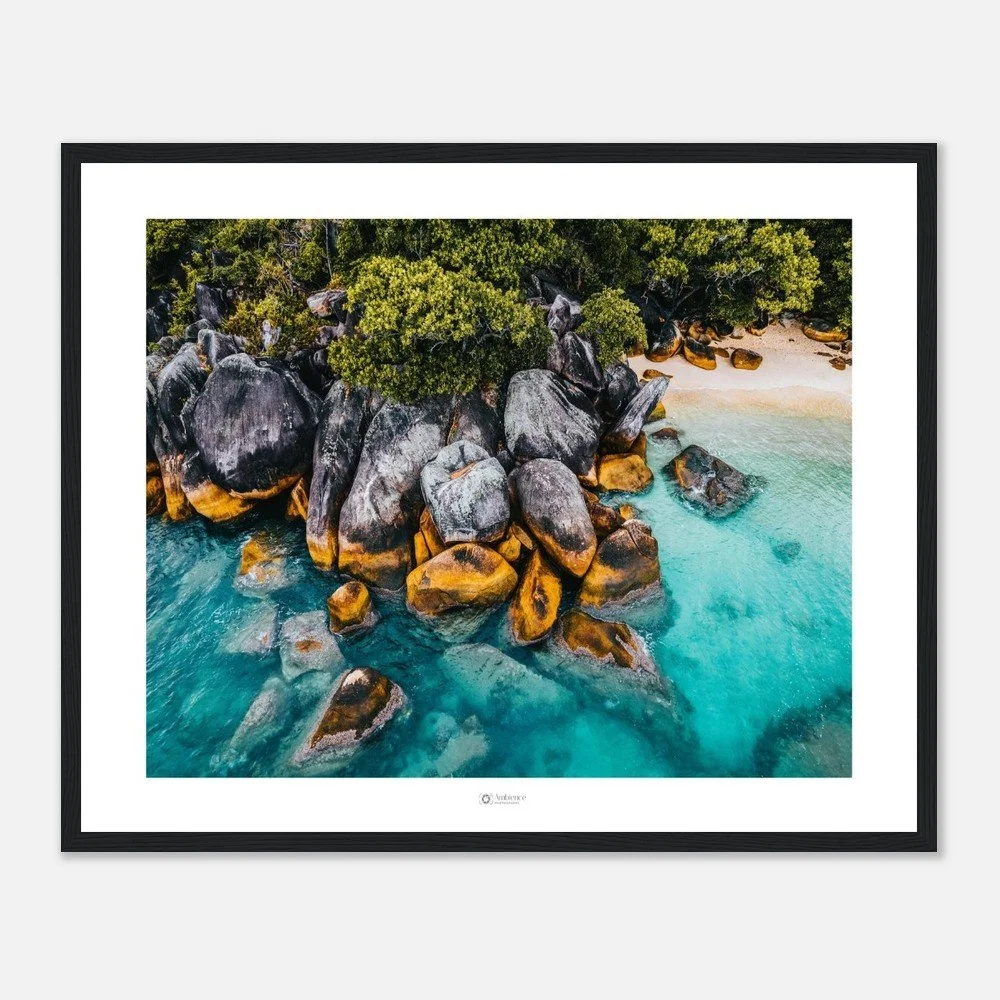 Rocky point on Nudey Beach - Cairns, QLD