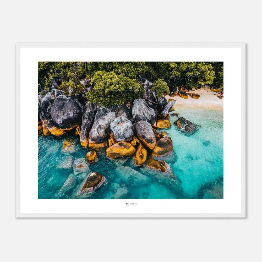 Rocky point on Nudey Beach - Cairns, QLD