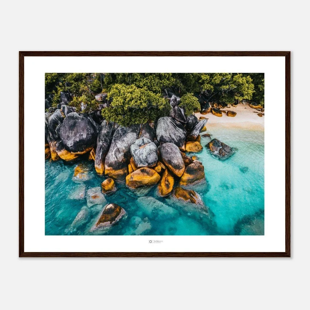 Rocky point on Nudey Beach - Cairns, QLD
