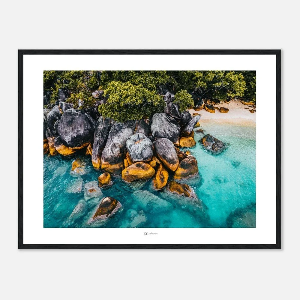 Rocky point on Nudey Beach - Cairns, QLD