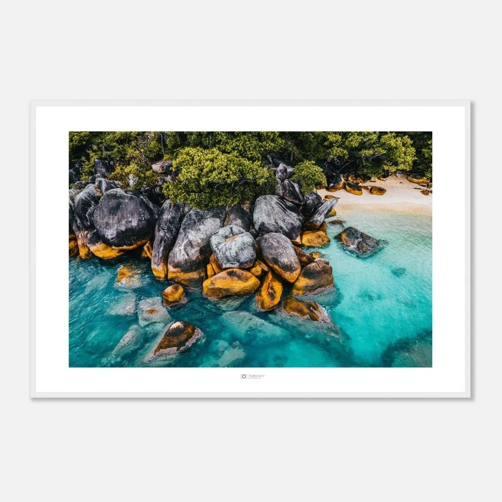 Rocky point on Nudey Beach - Cairns, QLD