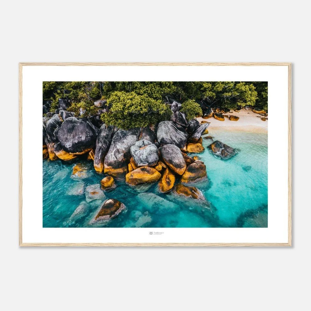 Rocky point on Nudey Beach - Cairns, QLD