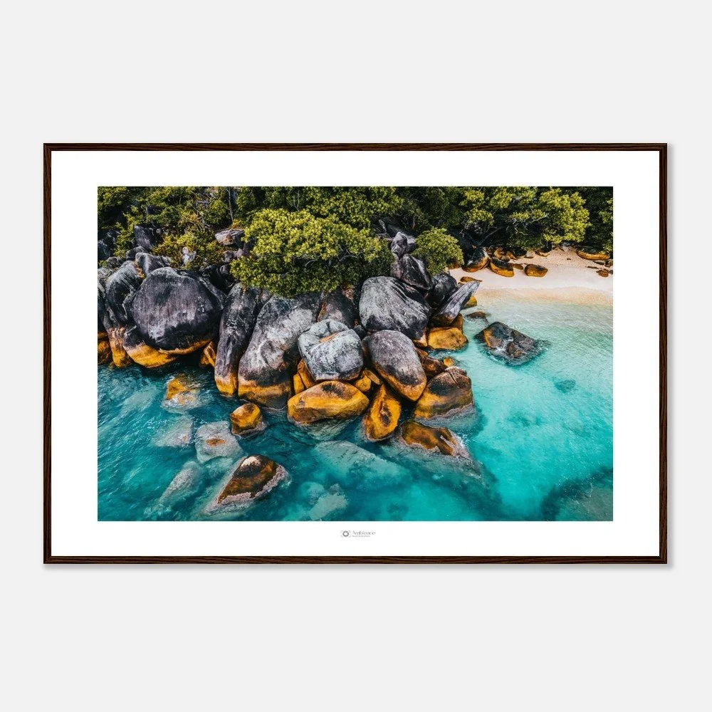 Rocky point on Nudey Beach - Cairns, QLD