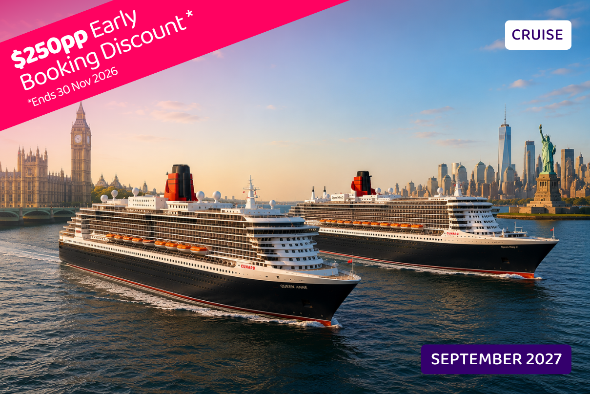 A Cunard Journey: London, Europe & New York 2027