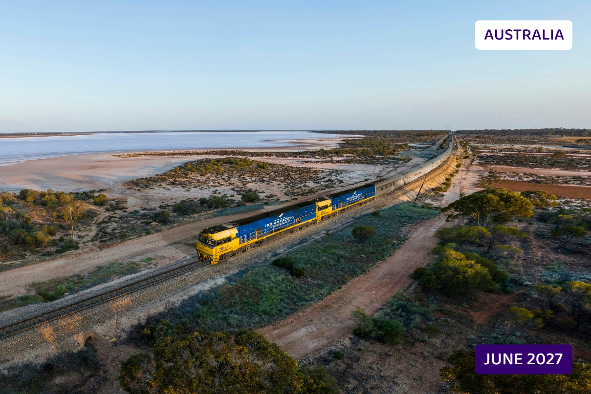 Indian Pacific Rail - Perth to Sydney