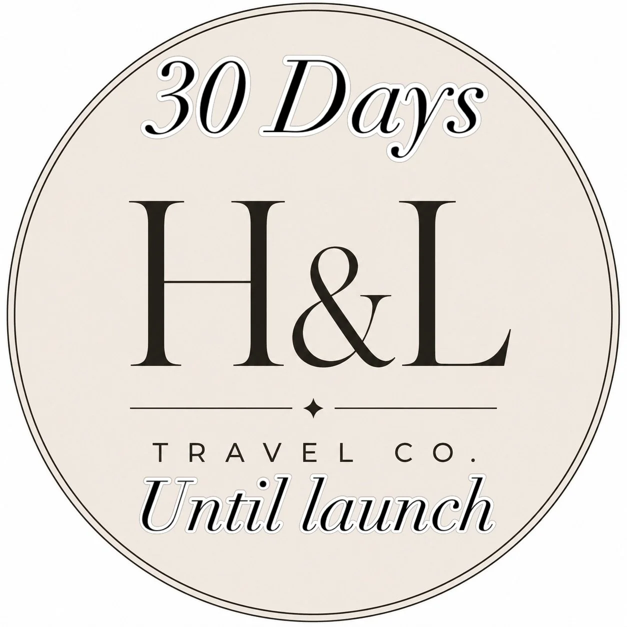 30 Days To Go.

What started as years of planning our own adventures is about to become something much bigger.

Over the last few months we&rsquo;ve been building H&amp;L Travel Co. &mdash; carefully creating luxury escapes, bespoke journeys, and per