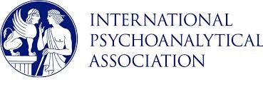 Logo of the International Psychoanalytical Association with two classical-style figures and the organization's name.