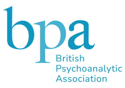 Logo of the British Psychoanalytic Association with the acronym 'bpa' and full name written below.
