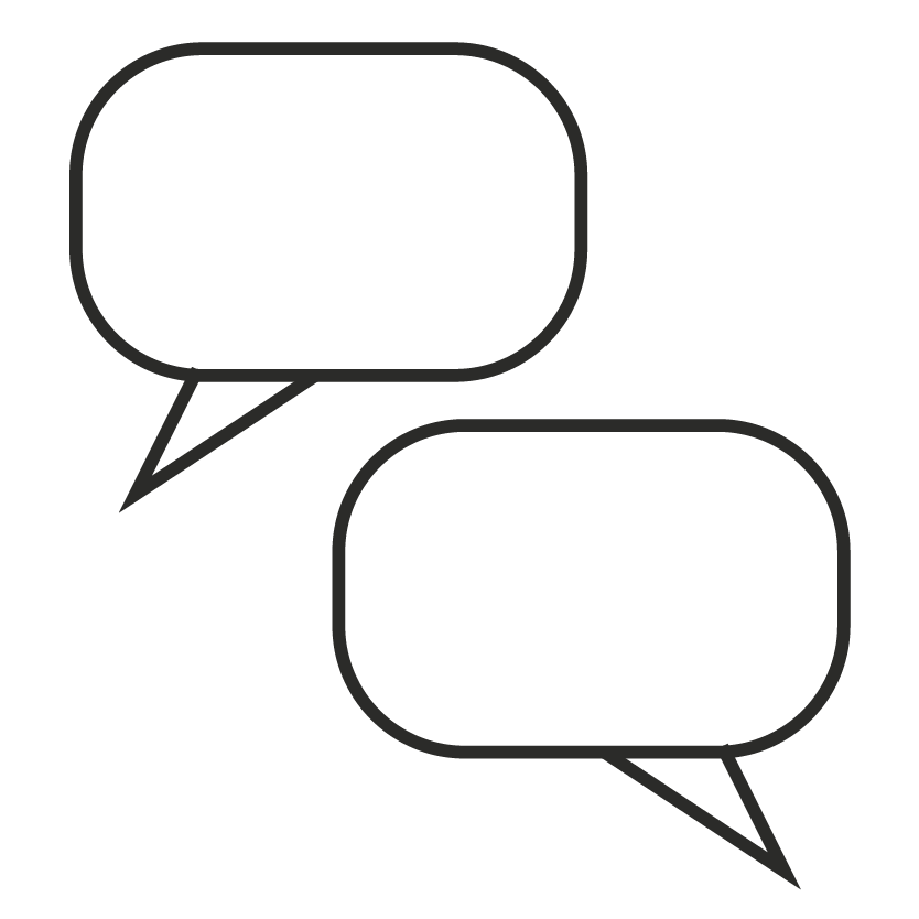 Speech bubbles icon