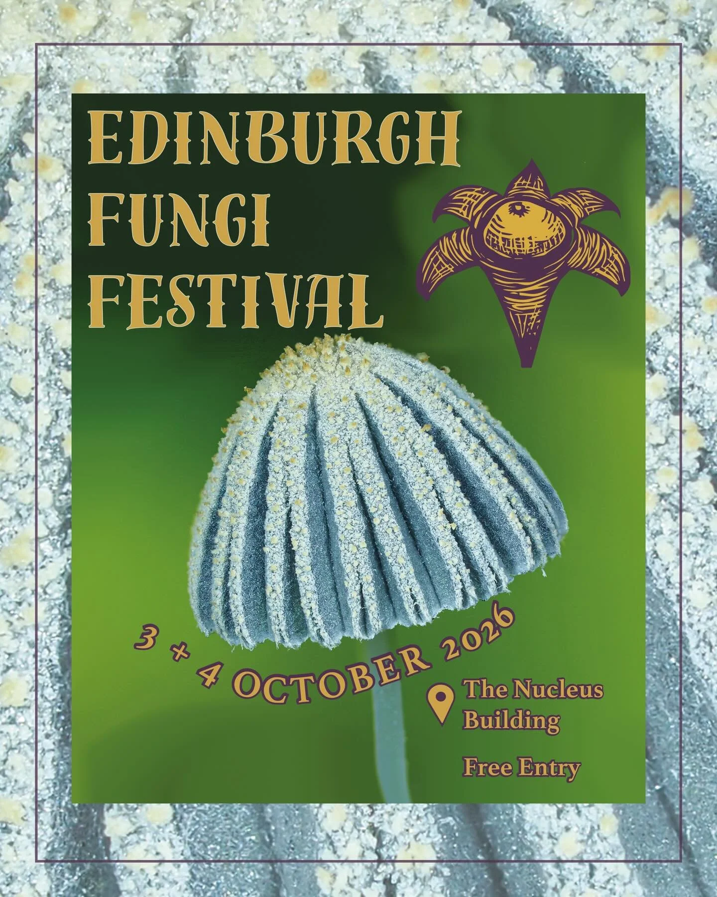 At long last, the time has come to hard launch the&hellip;drumroll please&hellip;inaugural Edinburgh Fungi Festival! 

An event for all regardless of age, background, and knowledge of mycology (the study of fungi), the festival will consist of guided