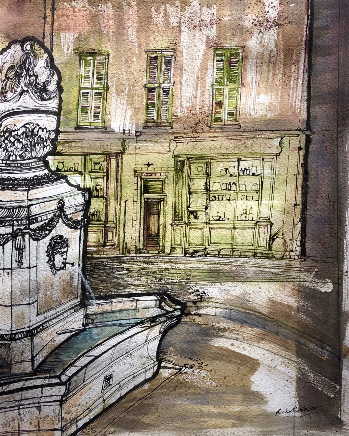 Cotignac Fountain - I