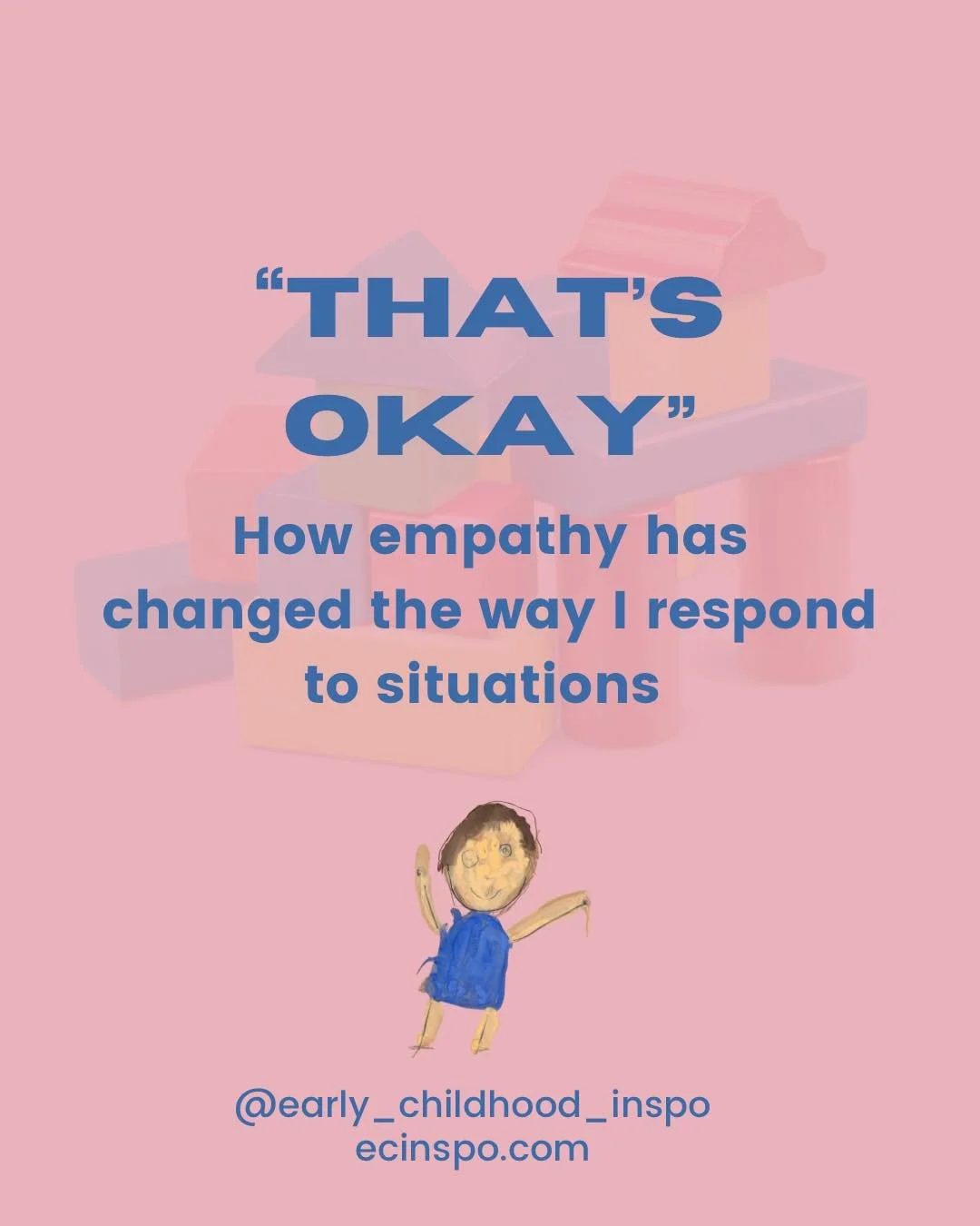 &ldquo;That&rsquo;s okay&rdquo; used to be my instant response to a child&rsquo;s problem. I&rsquo;d say it in a really kind and caring way, but the message was always the same.

What do you think?

#ecec #earlylearning #earlyyears #earlychildhood