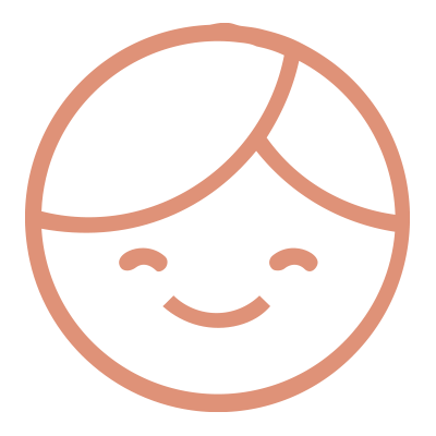 pictogramme qui représente un bonhomme avec le sourire