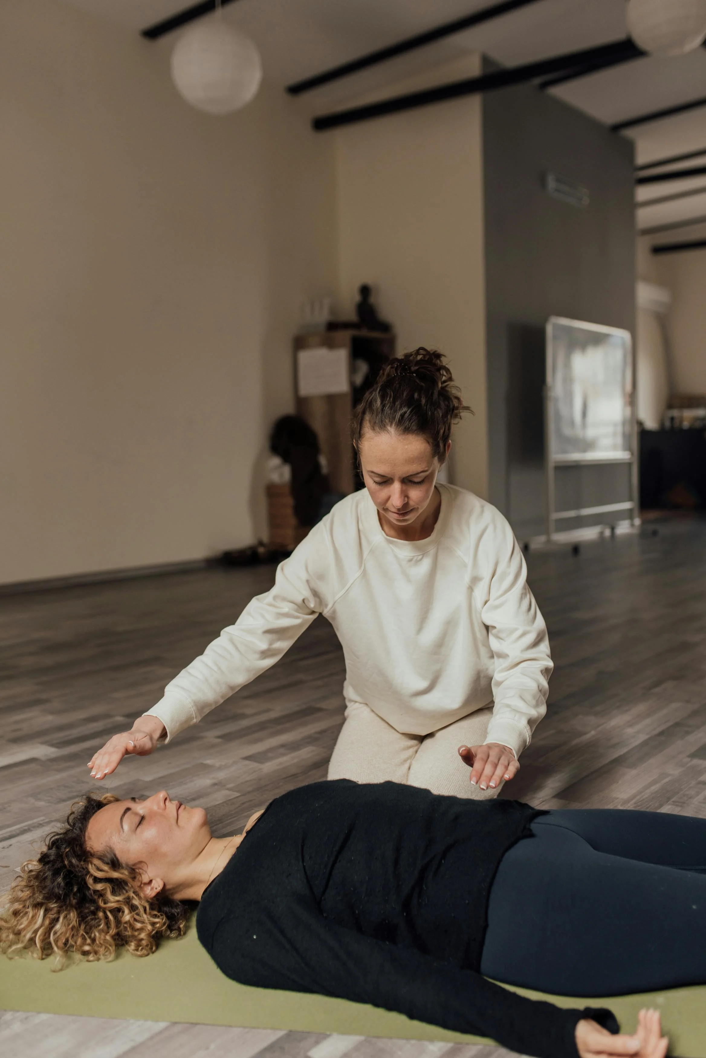 photo d'une séance de kinesiologie