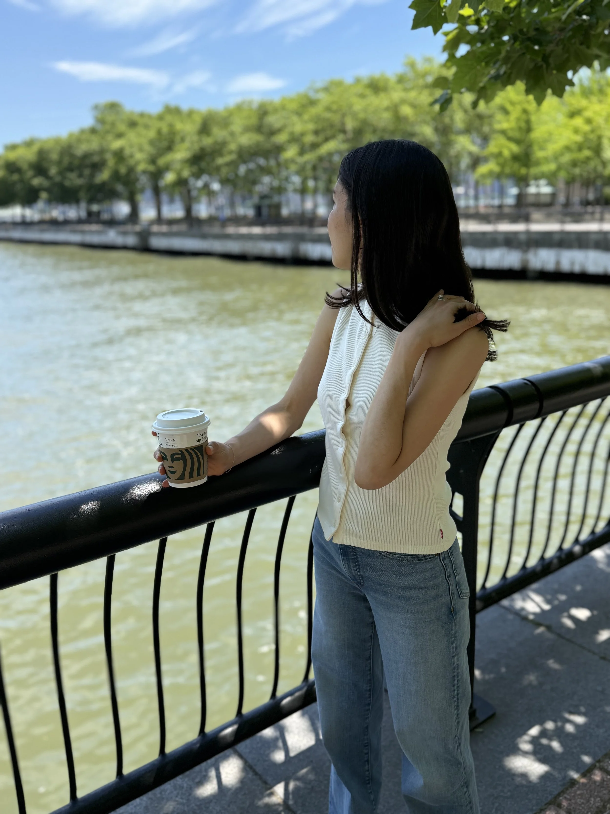 Alexa Nichols, MS, RD, CDN and eating disorder dietitian, enjoying time outdoors in New York