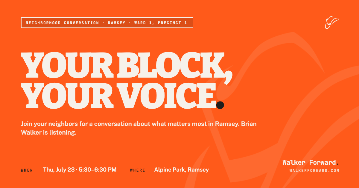 Neighborhood Conversations: Ramsey W1P1
