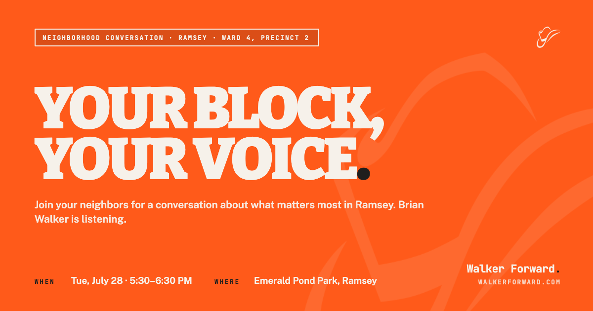 Neighborhood Conversations: Ramsey W4P2