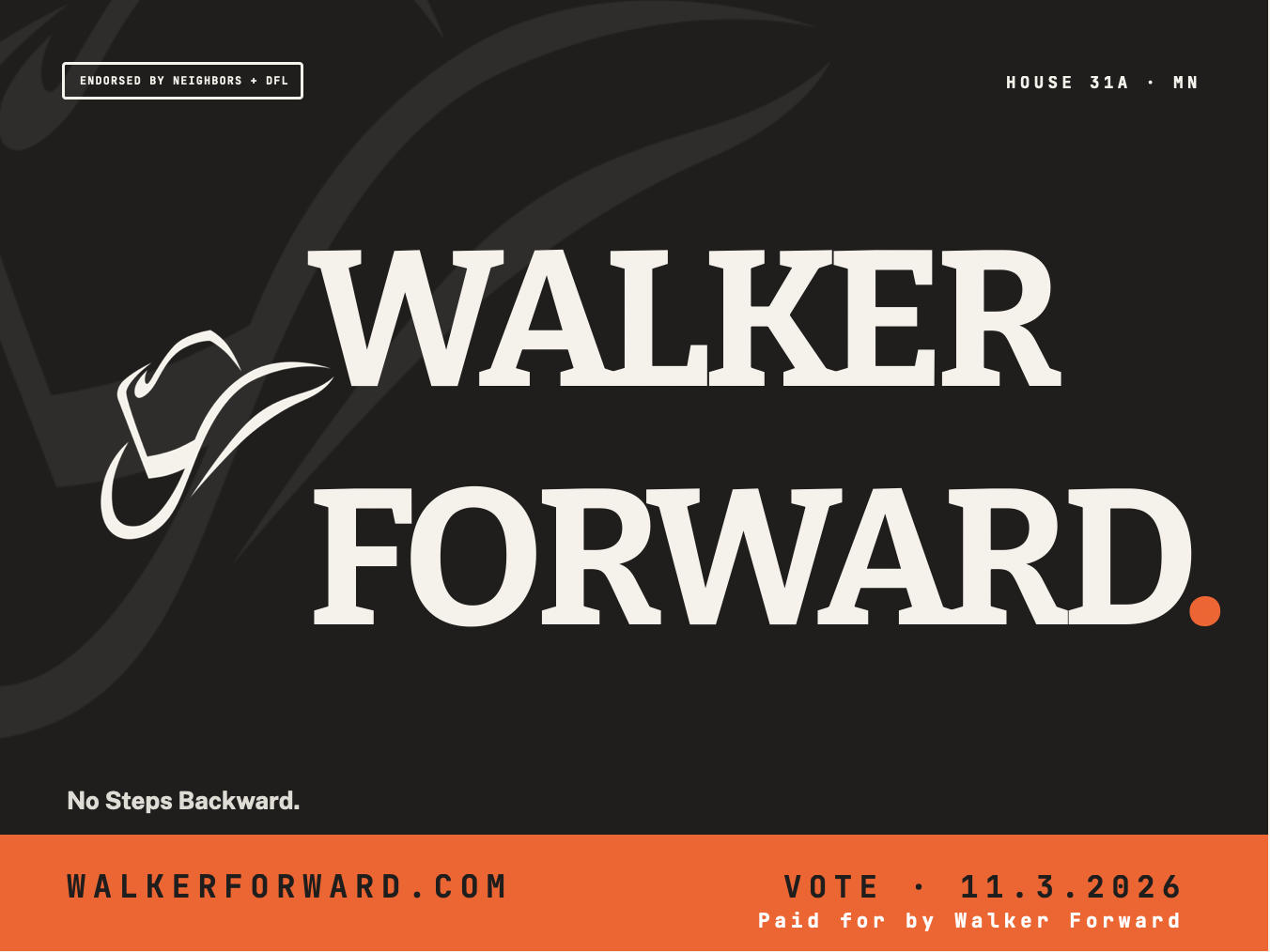 Walker Yard Sign