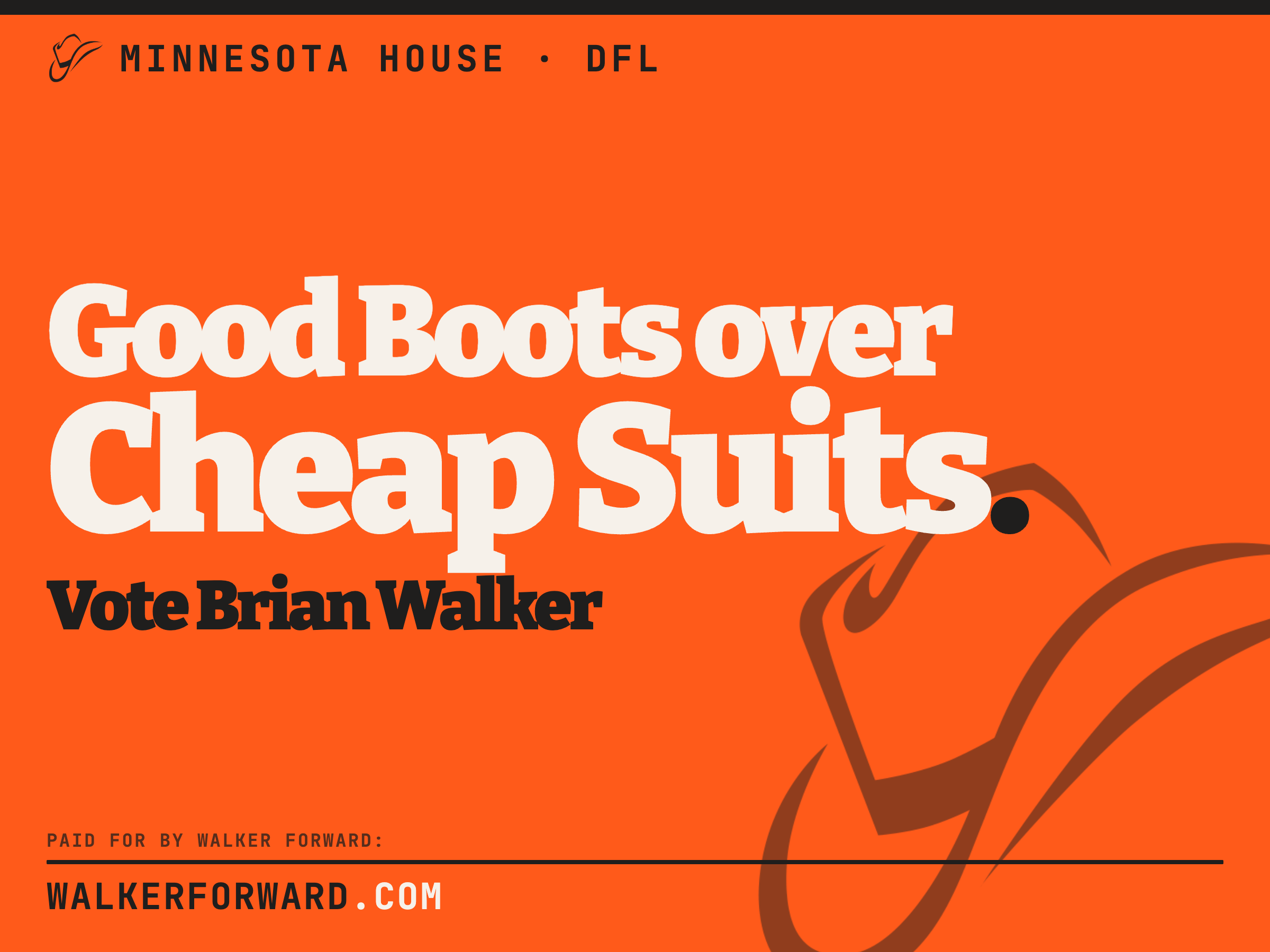 Good boots over Cheap Suits