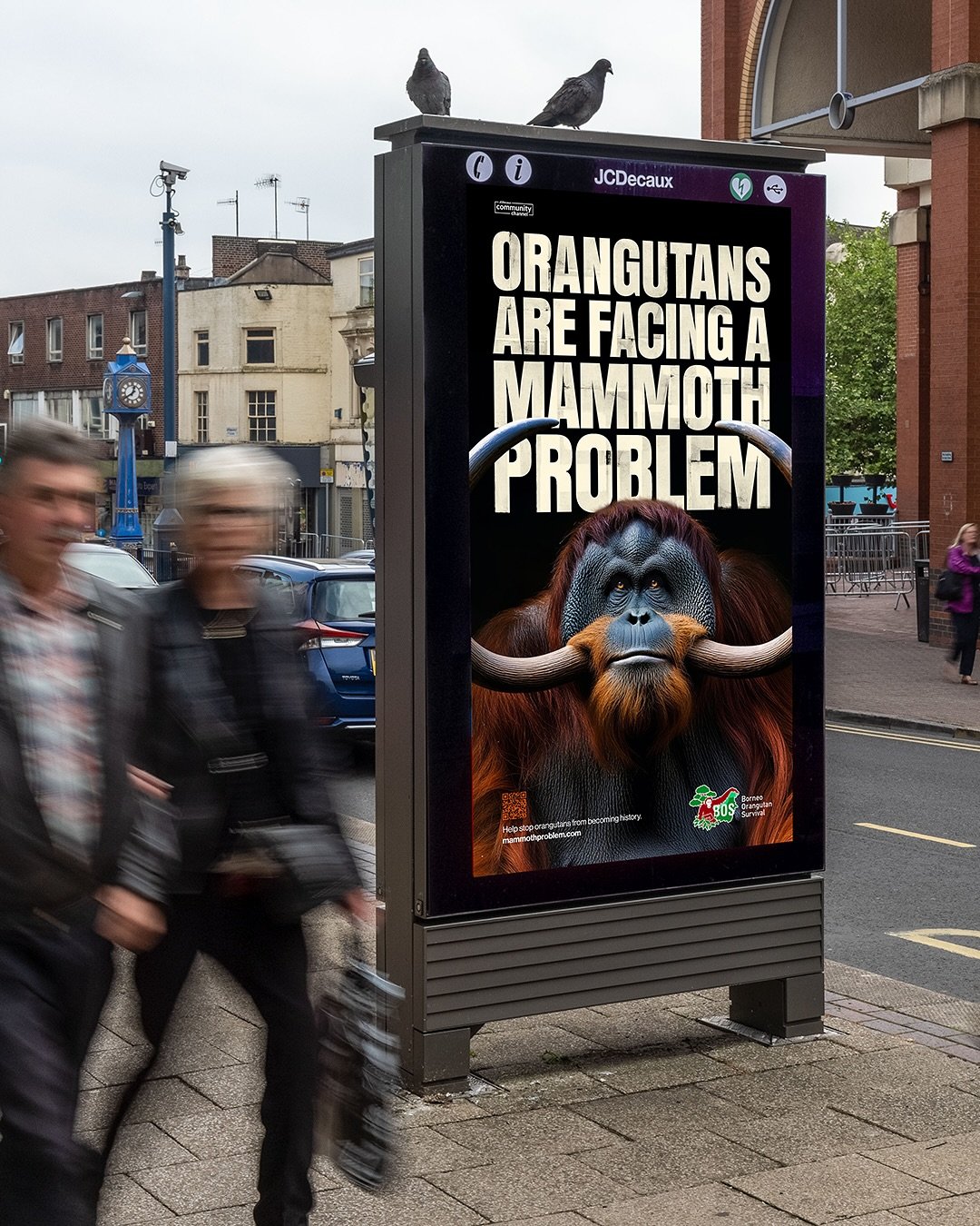 OUR NEW WORK IS LIVE 🦧

Orangutan&rsquo;s are facing a mammoth problem.

We&rsquo;ve already lost 80% of their population due to:

💥 Habitat destruction
❌ Illegal hunting
🌎 A changing climate

@bos_uk is on a mission to turn things around, but thi