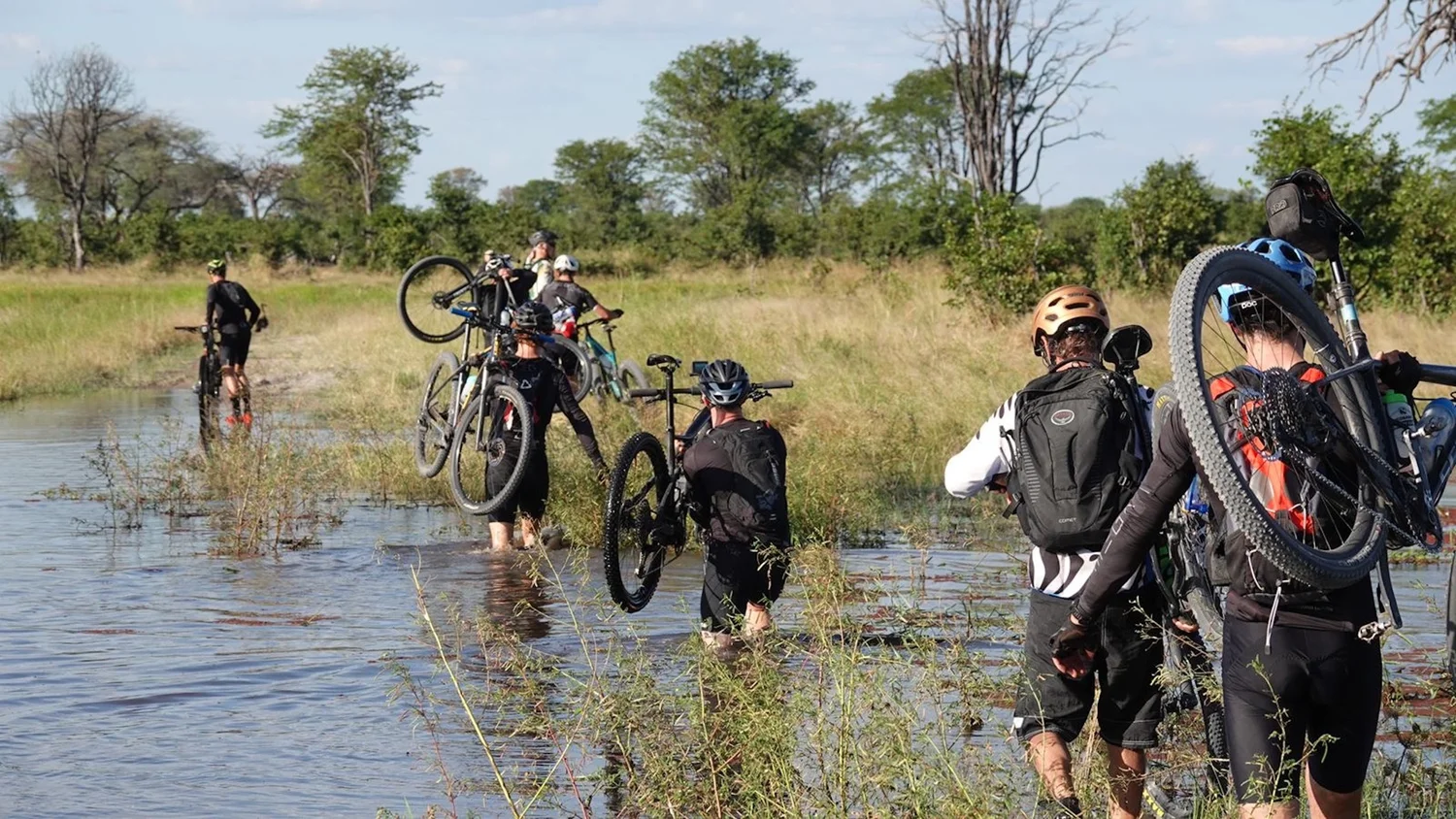 Safári de bicicleta em Botsuana