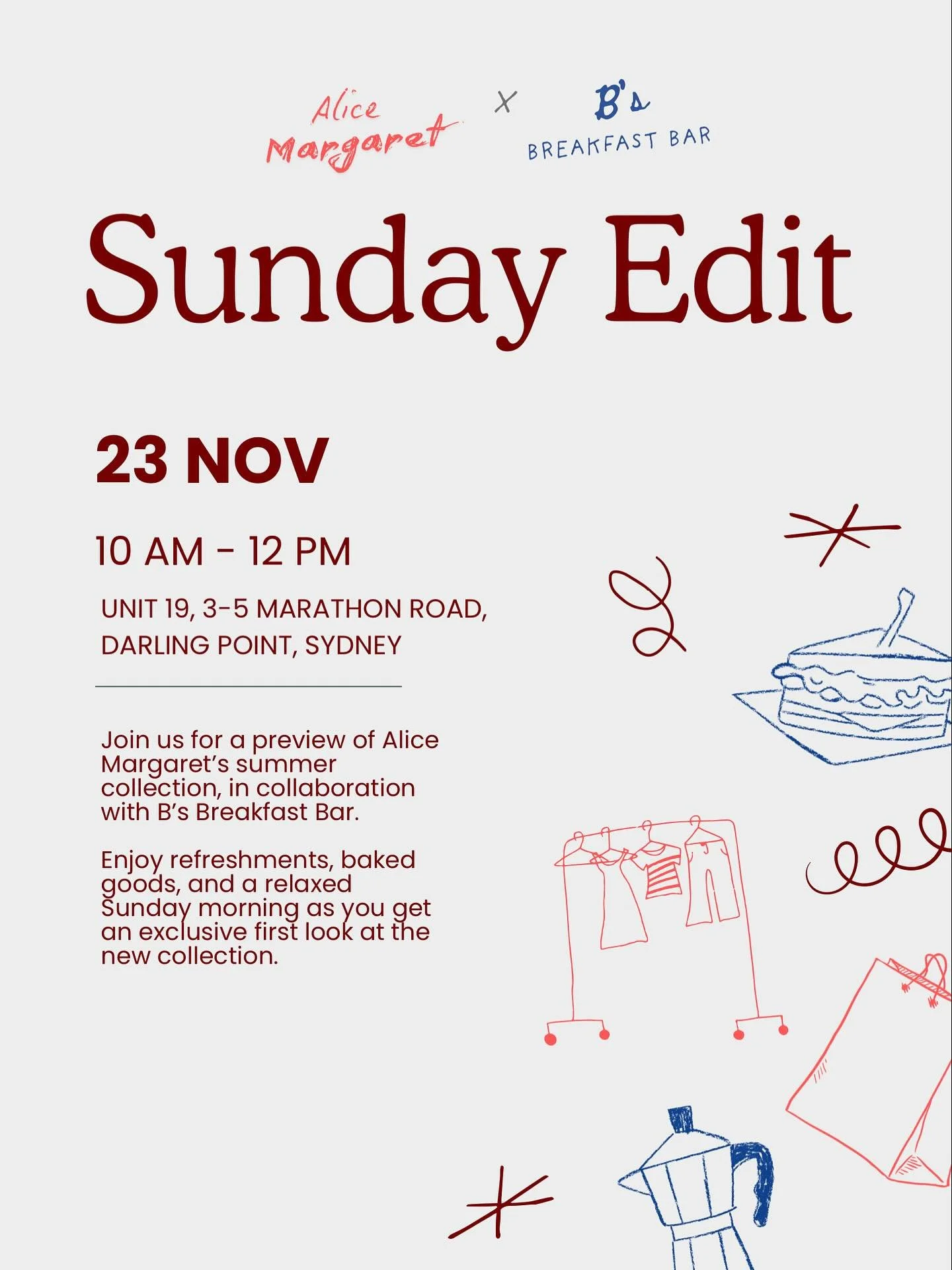 This Sunday 🍰☕️