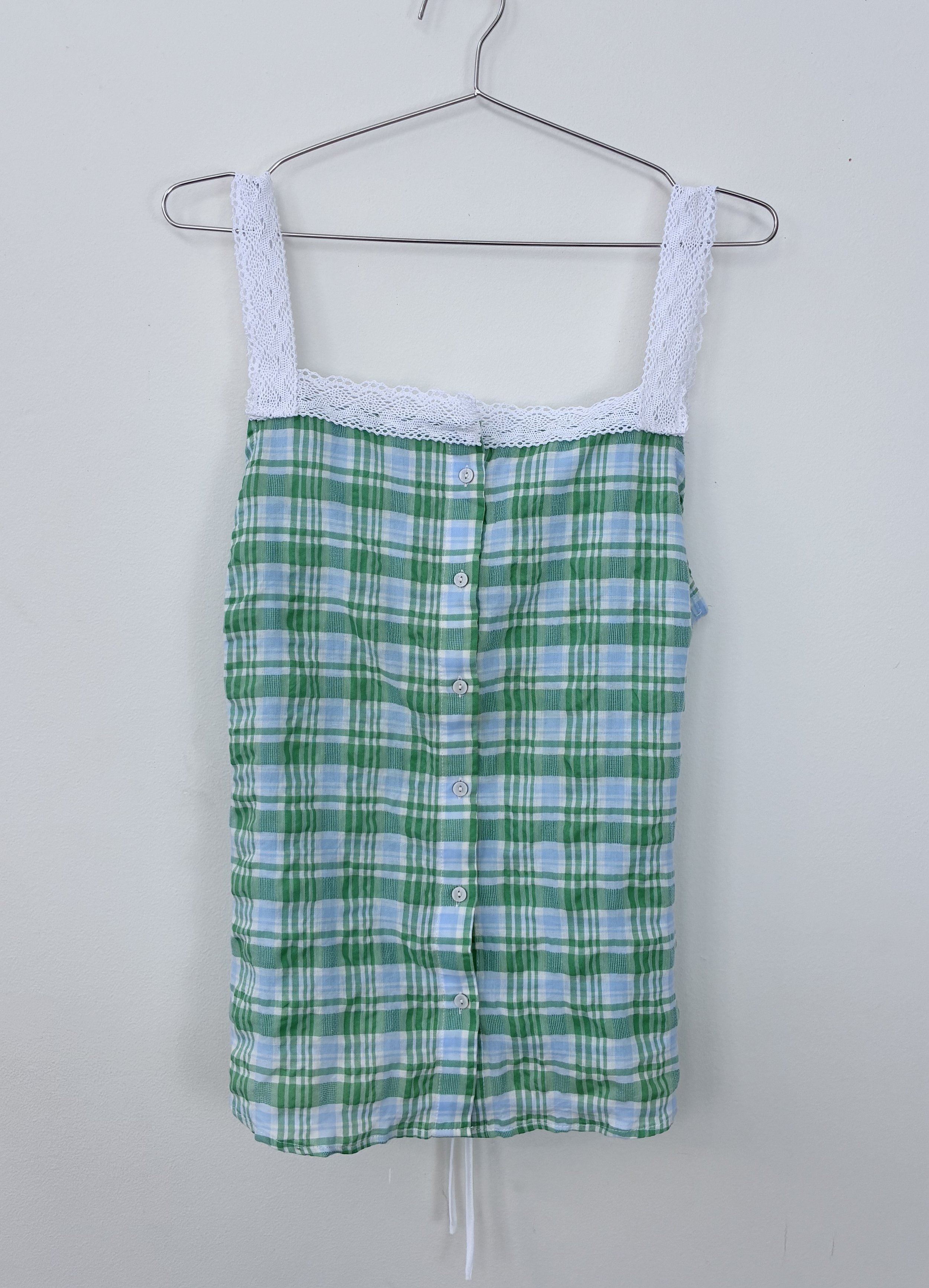 Upcycled green blue white cami_front.jpg