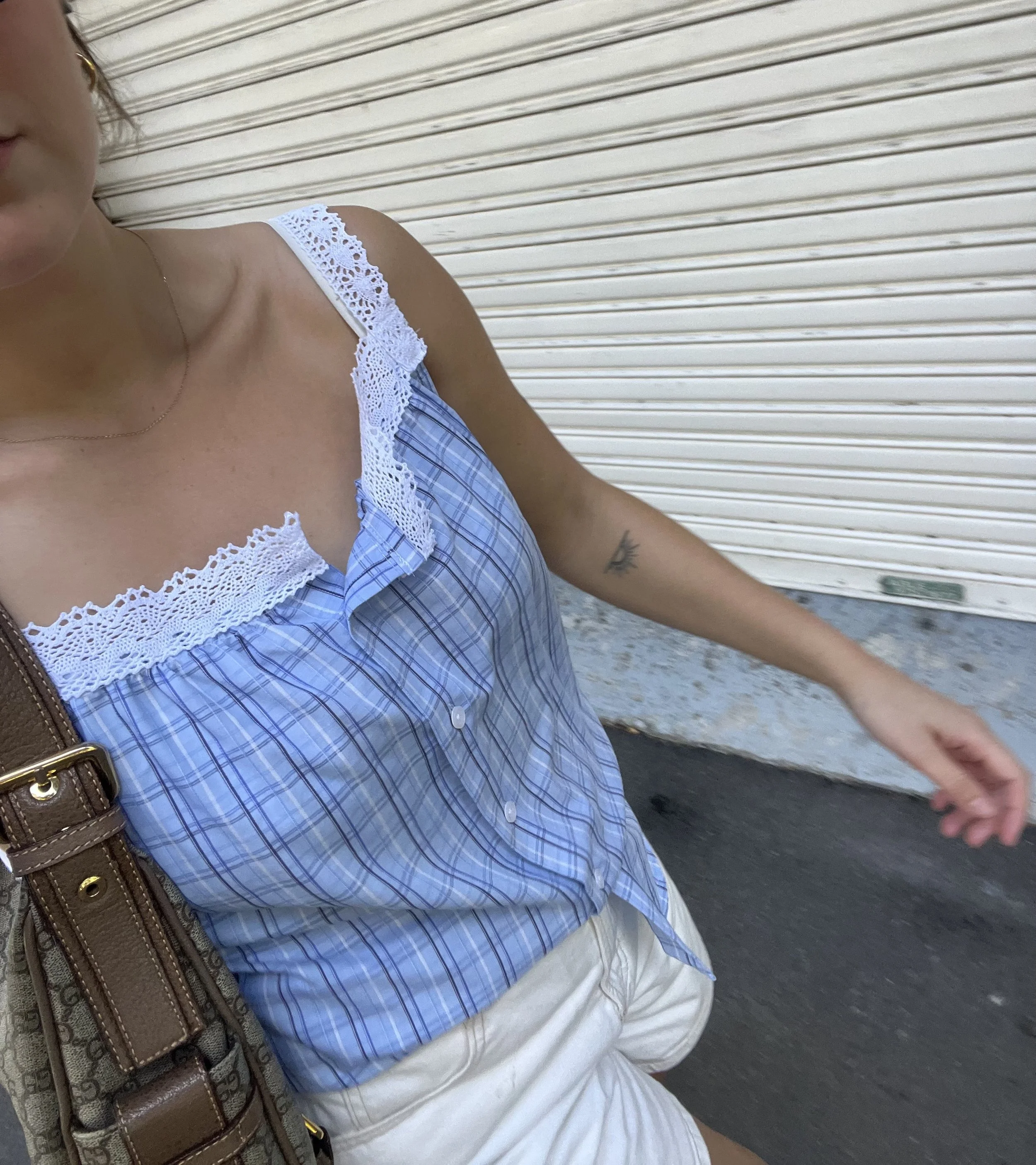 Upcycled blue white checks.jpg