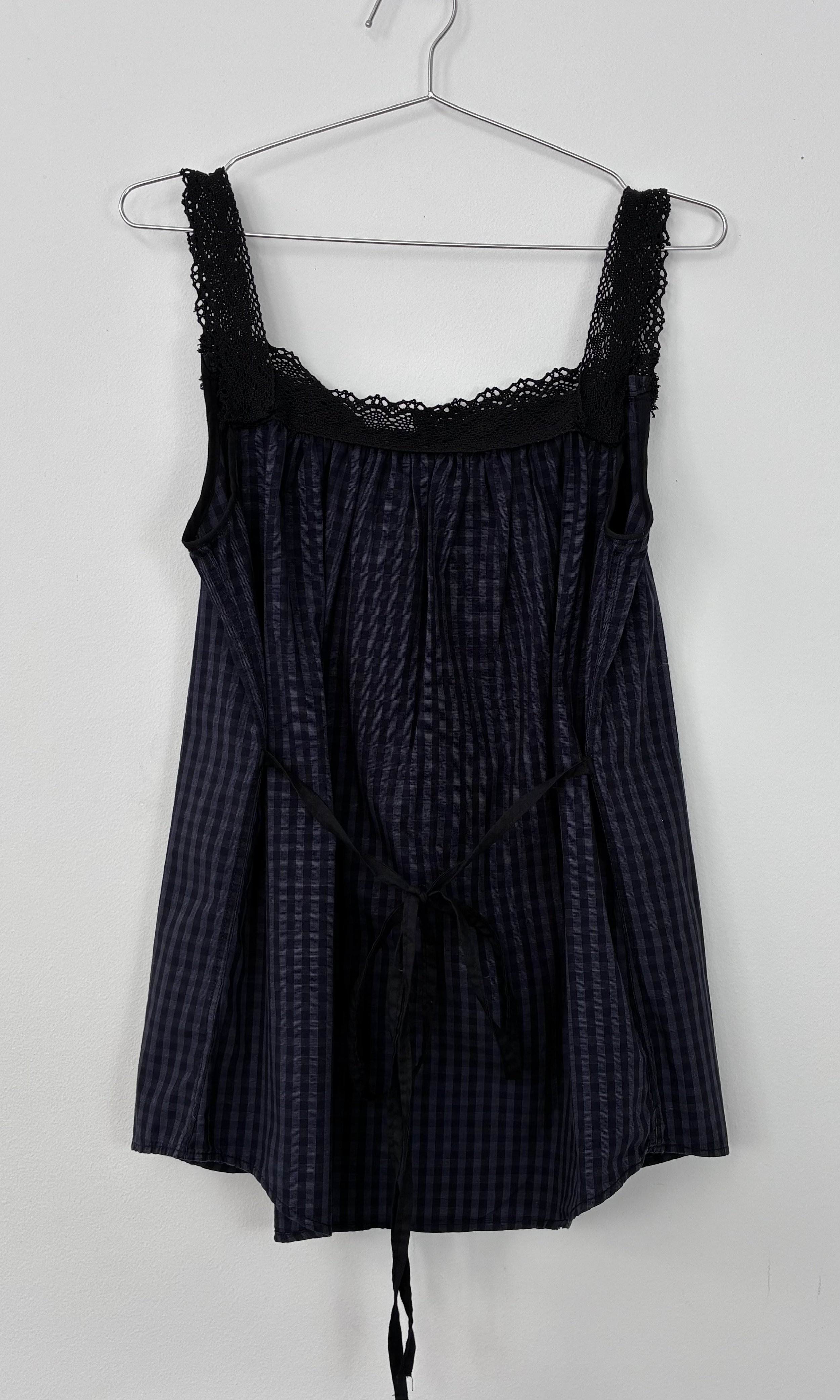 Upcycled black check cami_back.jpg