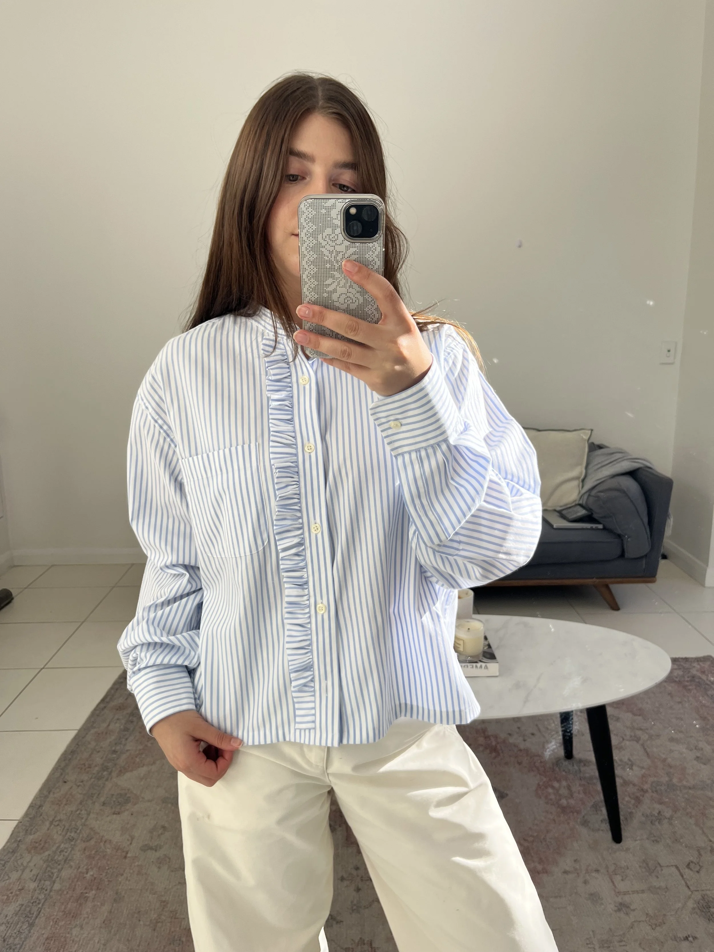 Upcycled blue white striped shirt.jpg