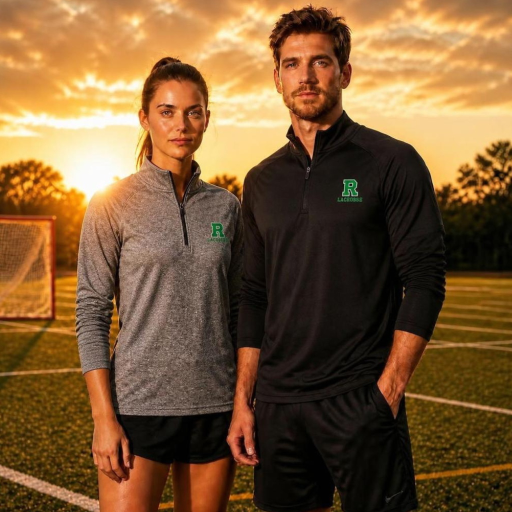 Ridge Lacrosse Quarter‑Zip Performance Shirt