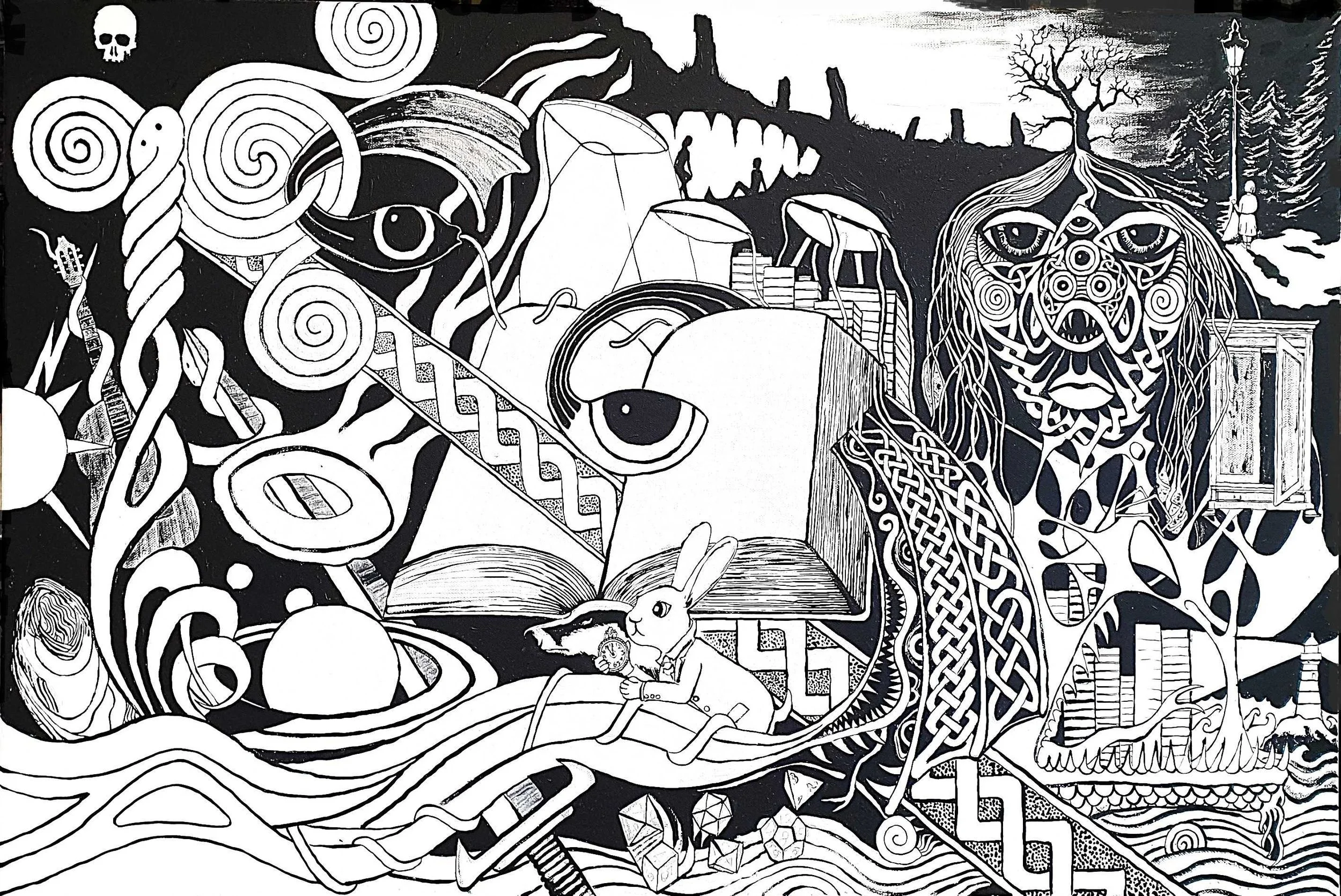 ANTHONY HODGSON
‘Awakening.2’ (2025), 

Acrylic on Canvas, 
ASK
