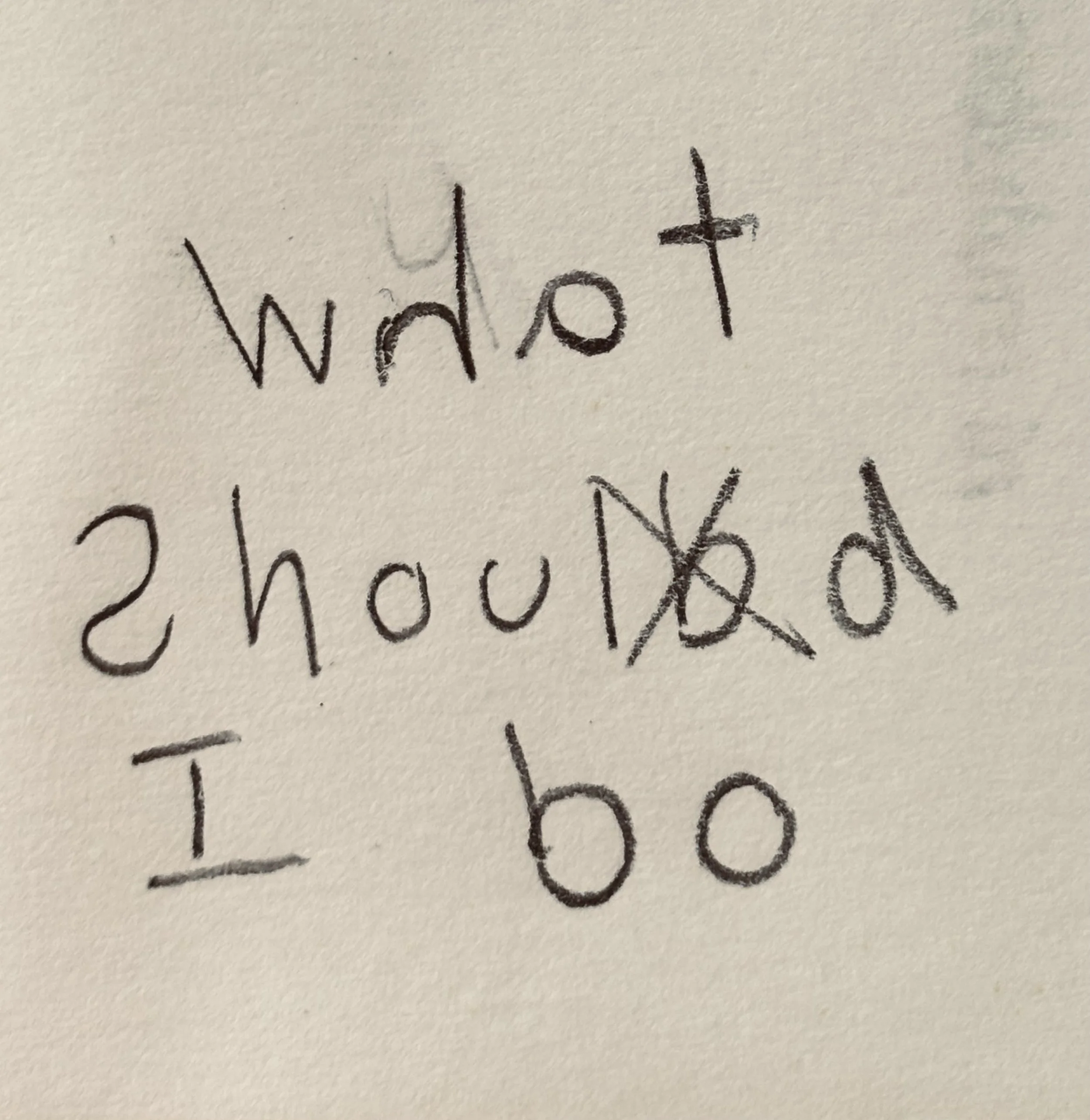 Why Backwards letters