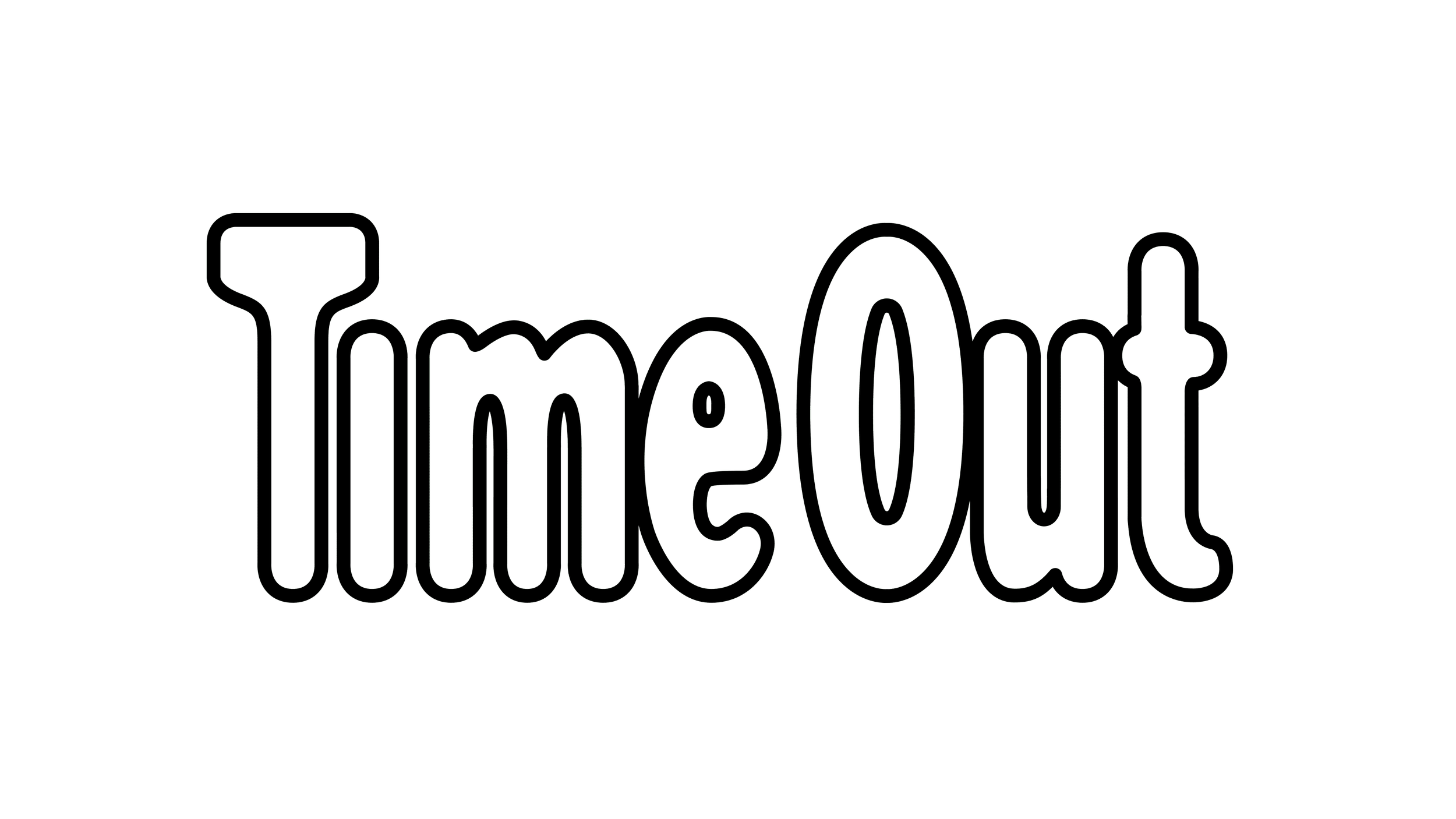 Black outline of the word "Memories" written in a playful, cursive font.
