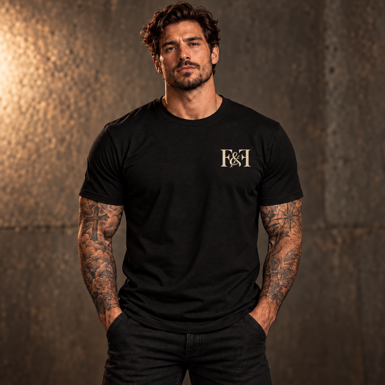 His-Grace_Black_model-front.png