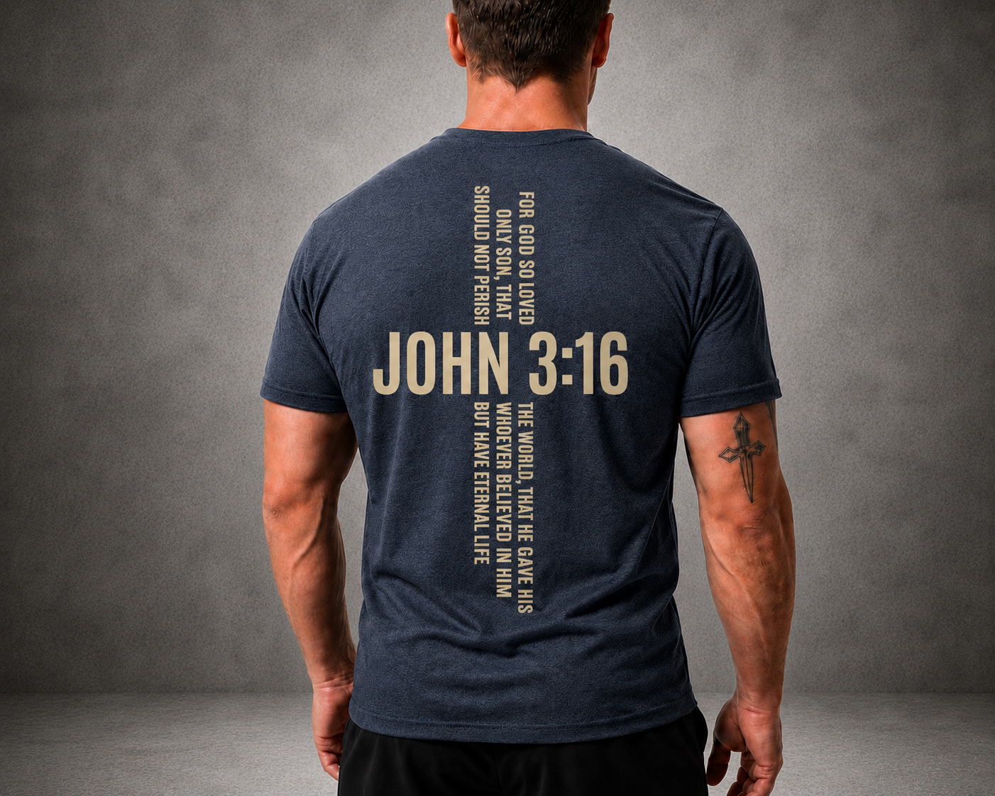 John 3:16 Tee | Scripture Cross Collection
