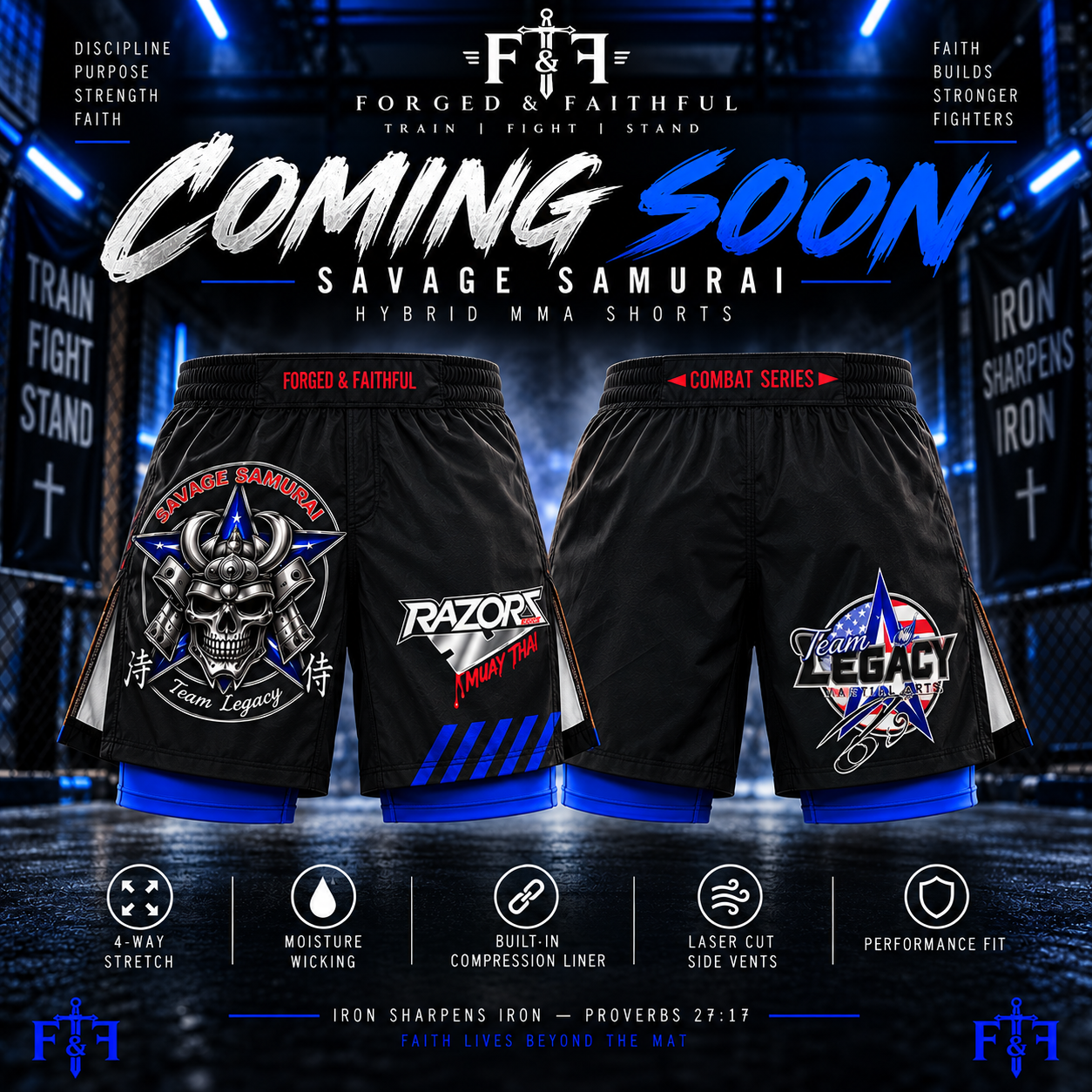 COMING SOON | SAVAGE SAMURAI HYBRID MMA SHORTS