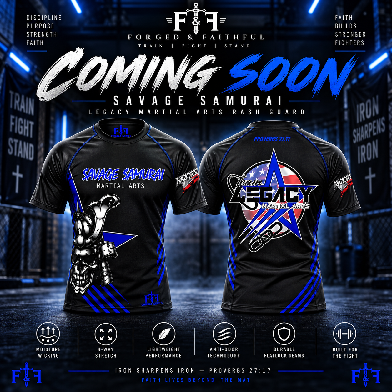 COMING SOON | SAVAGE SAMURAI RASH GUARD