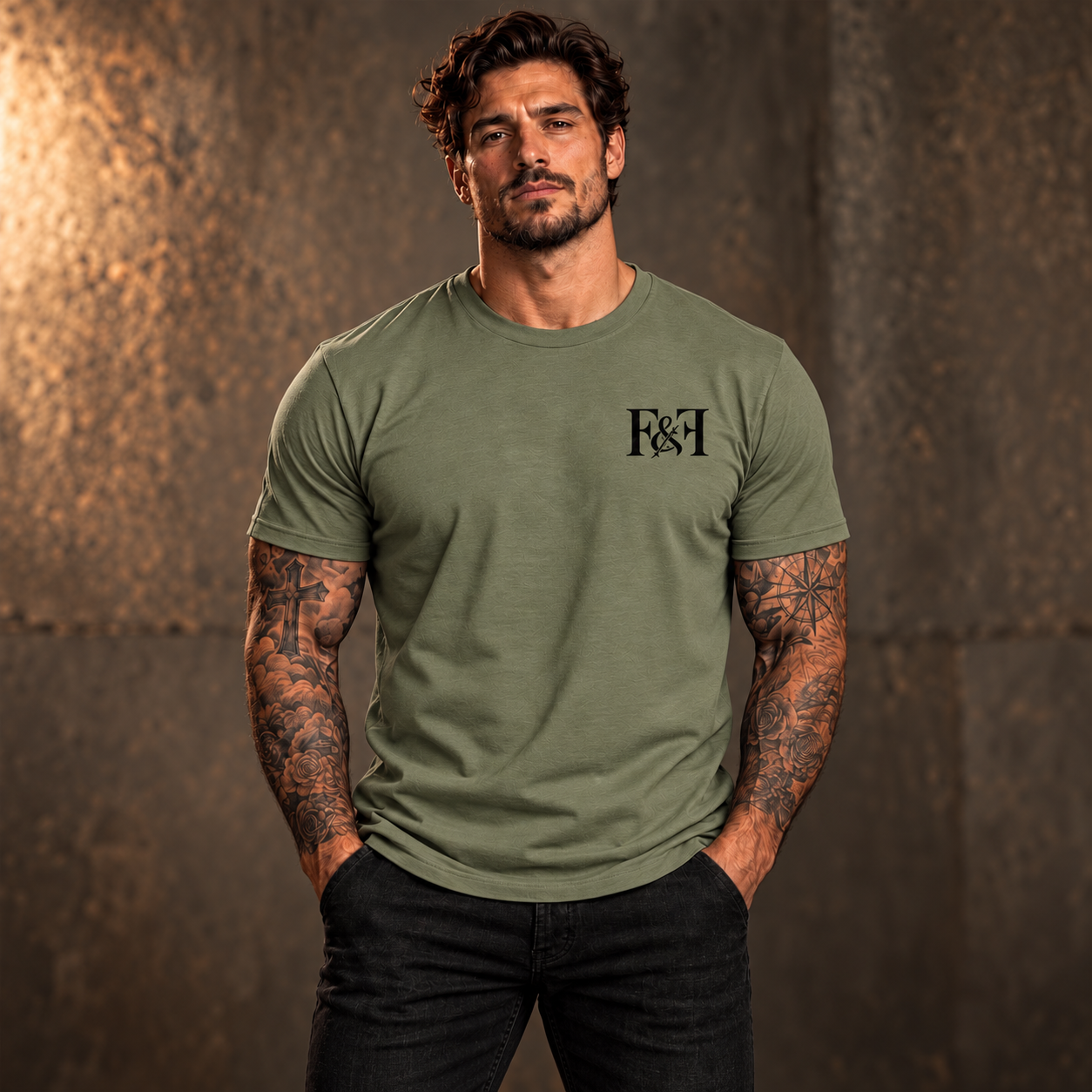 His-Grace_Light-Olive_model-front.png