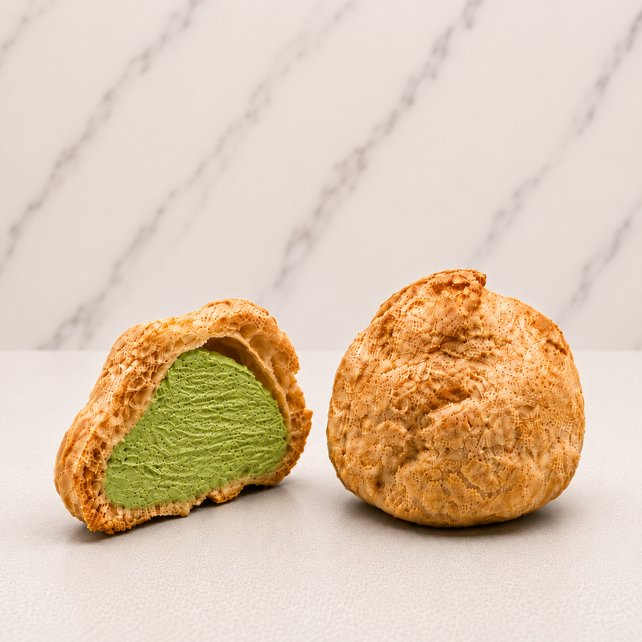 Matcha Cream Puff (2 Pieces in a Box)