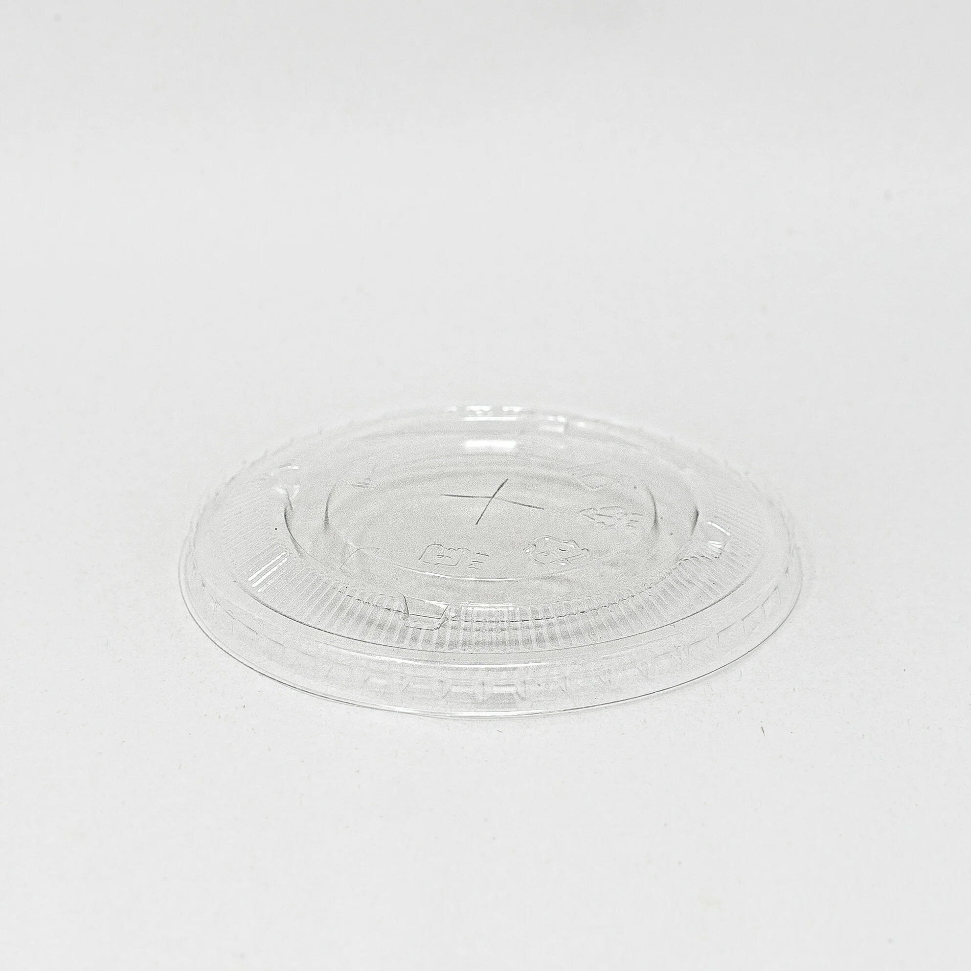 Clear PET Cup Flat Lids