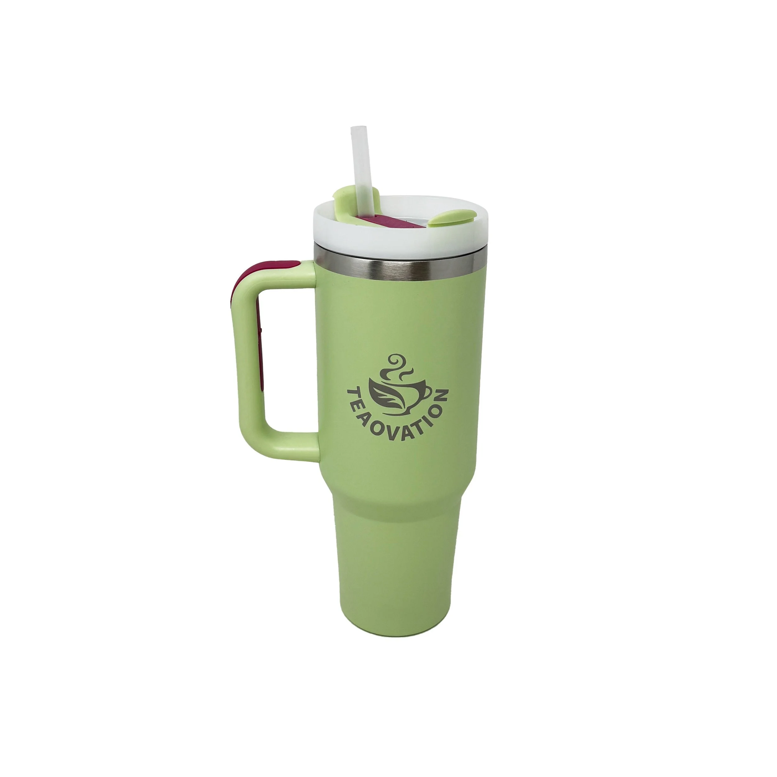 Mint Green TeaOvation Tumbler Laser Engraved Cup