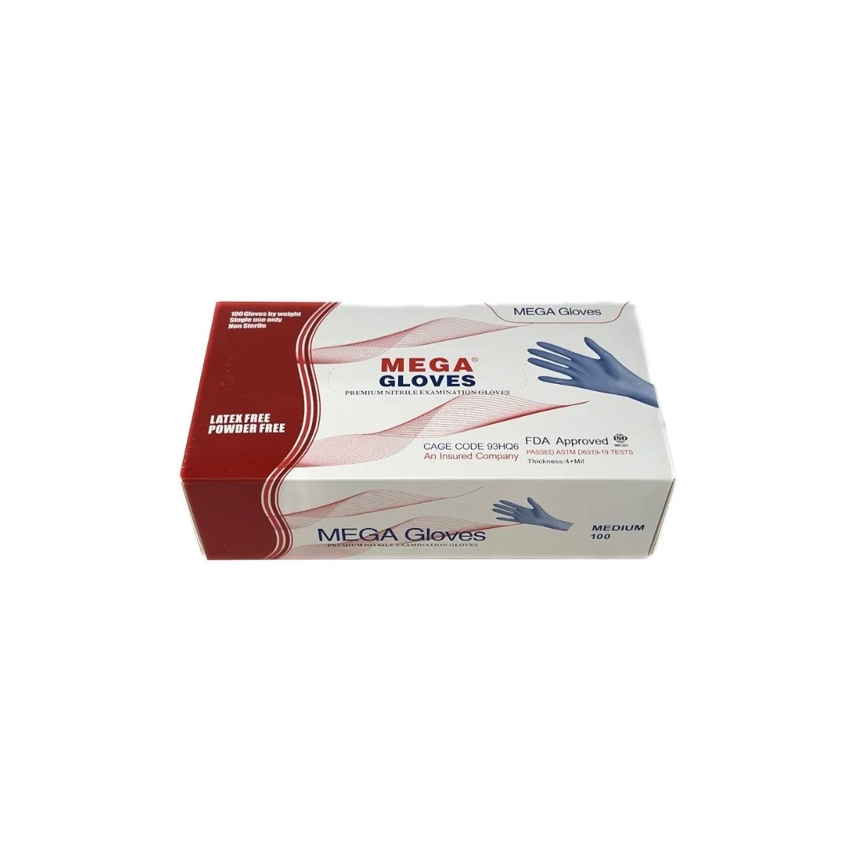 Premium Nitrile Examination Gloves - Medium
