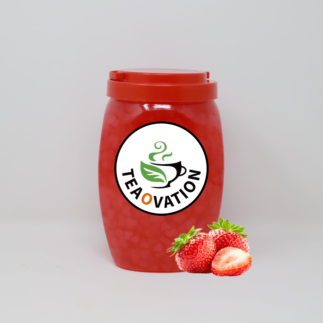 Strawberry Heart Nata de Coco Jelly
