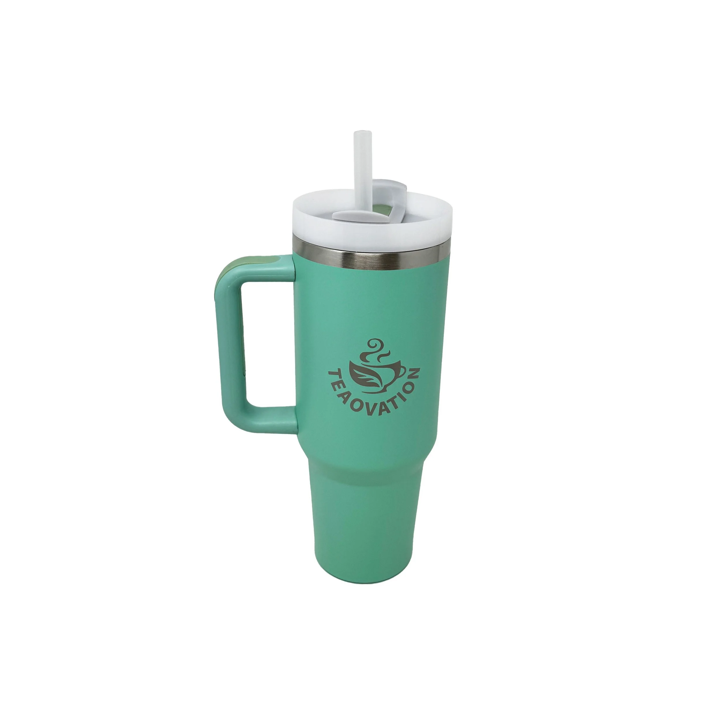 Teal TeaOvation Tumbler Laser Engraved Cup