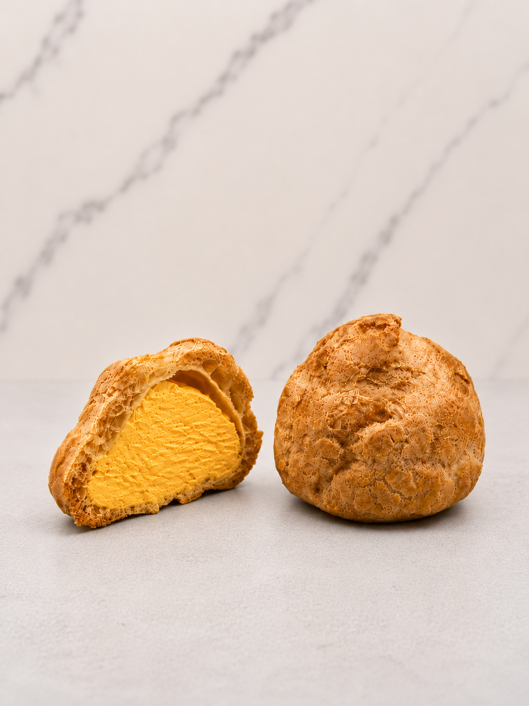 Mango Cream Puff (2 Pieces in a Box)