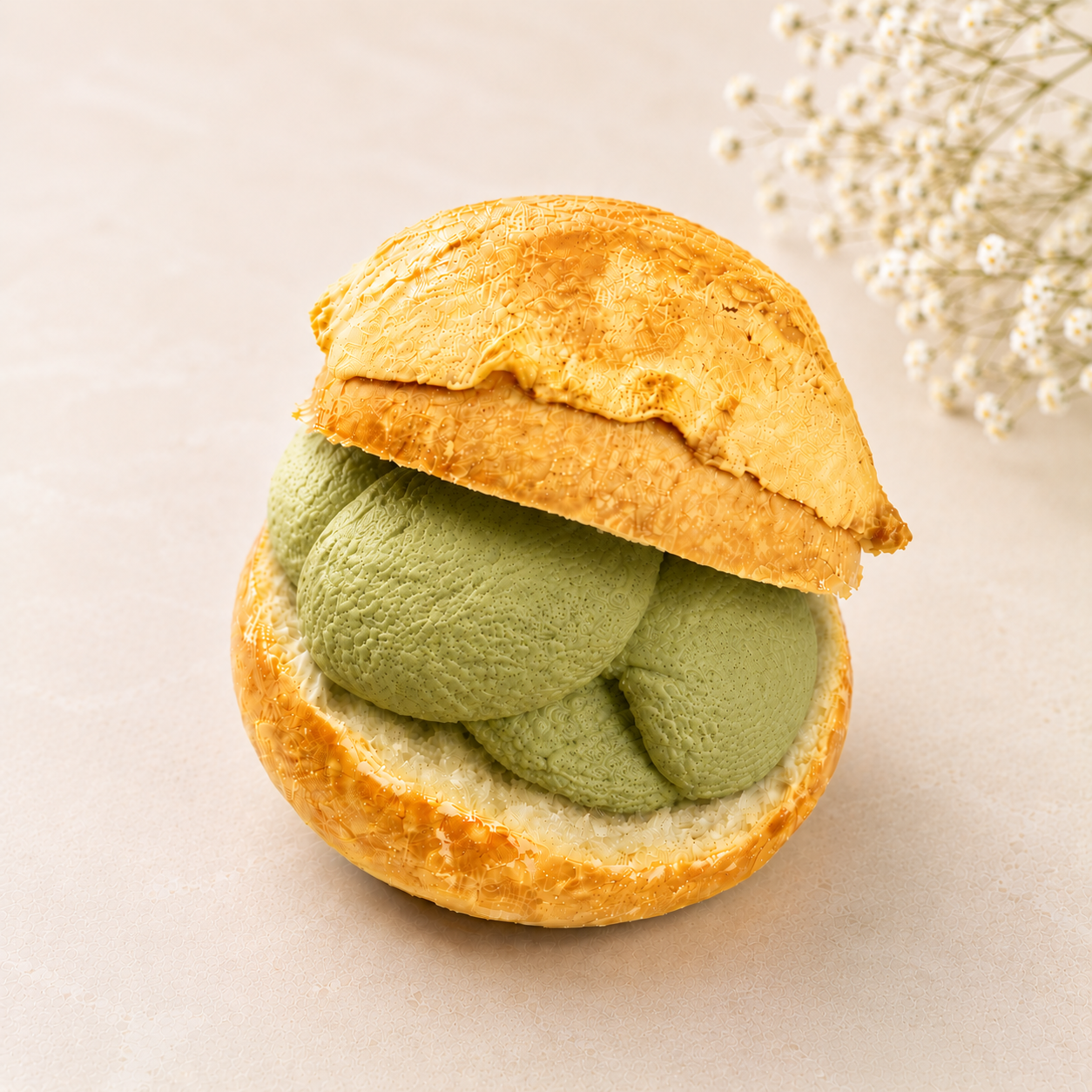 Matcha Pineapple Bun
