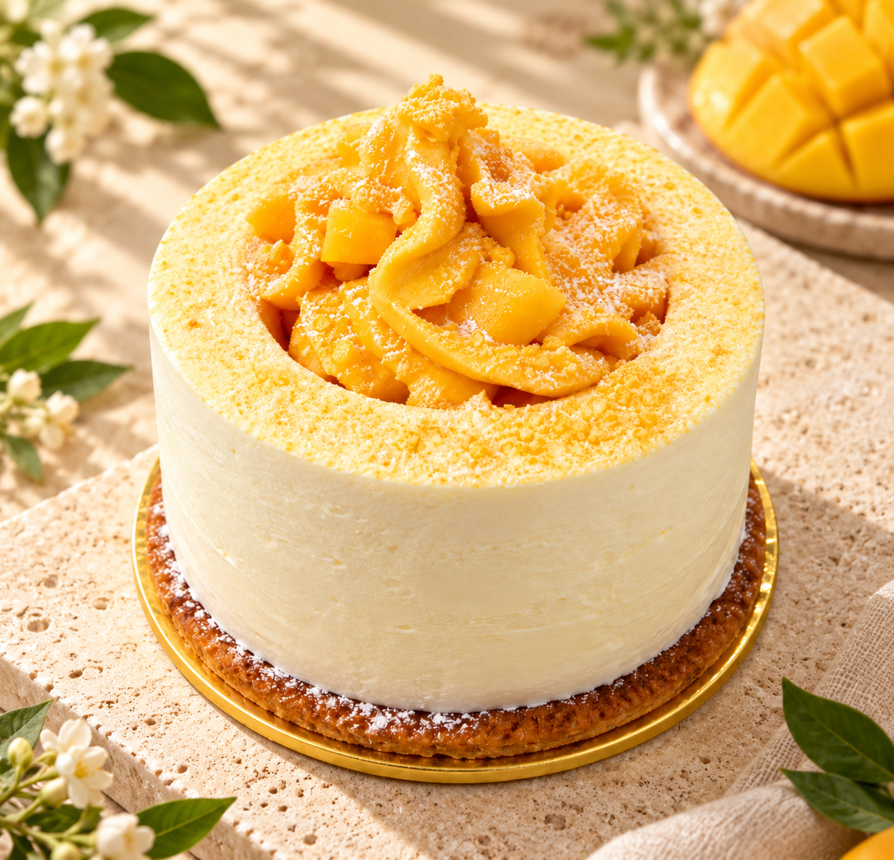 Mango Mousse Cake in Sunlight.png