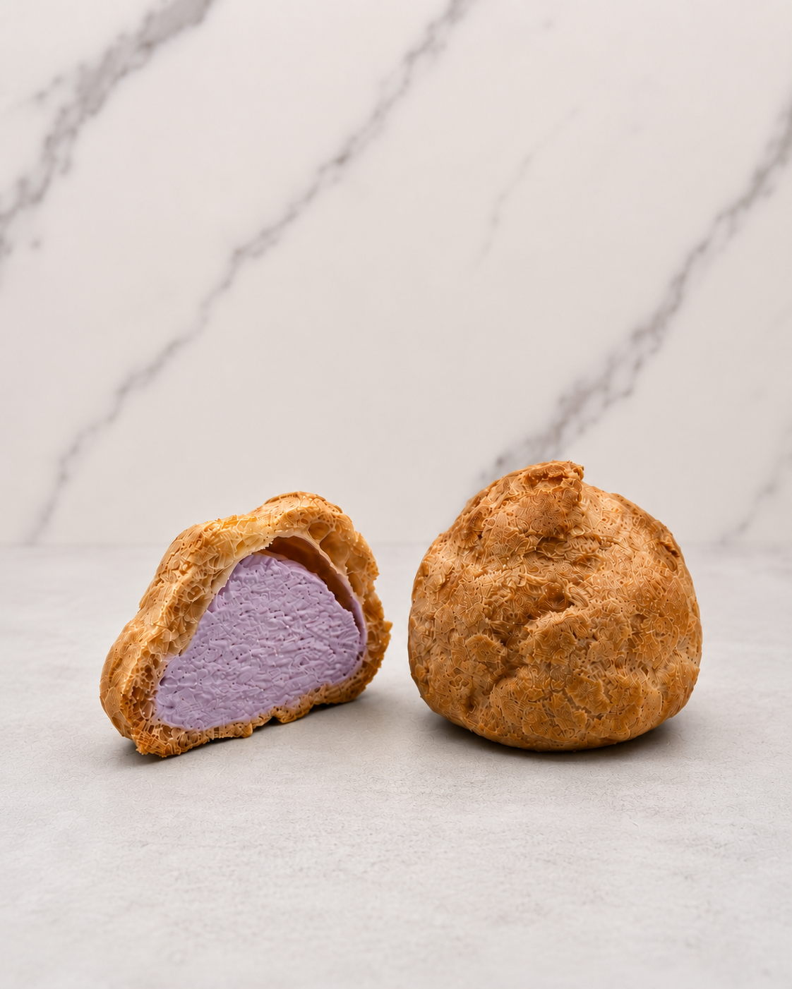 Taro-Ube Cream Puff (2 Pieces in a Box)